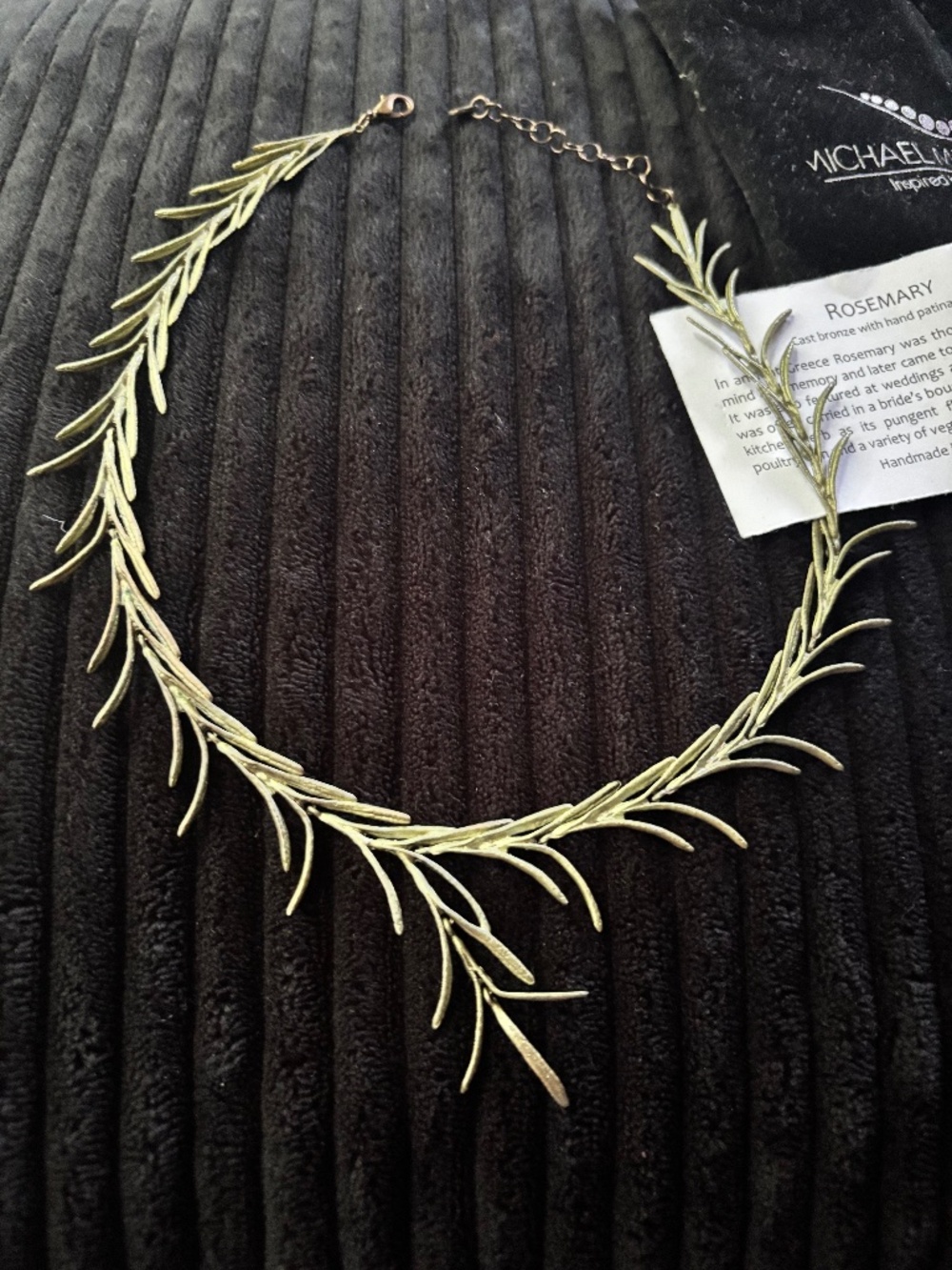 Michael Michaud rosemary necklace